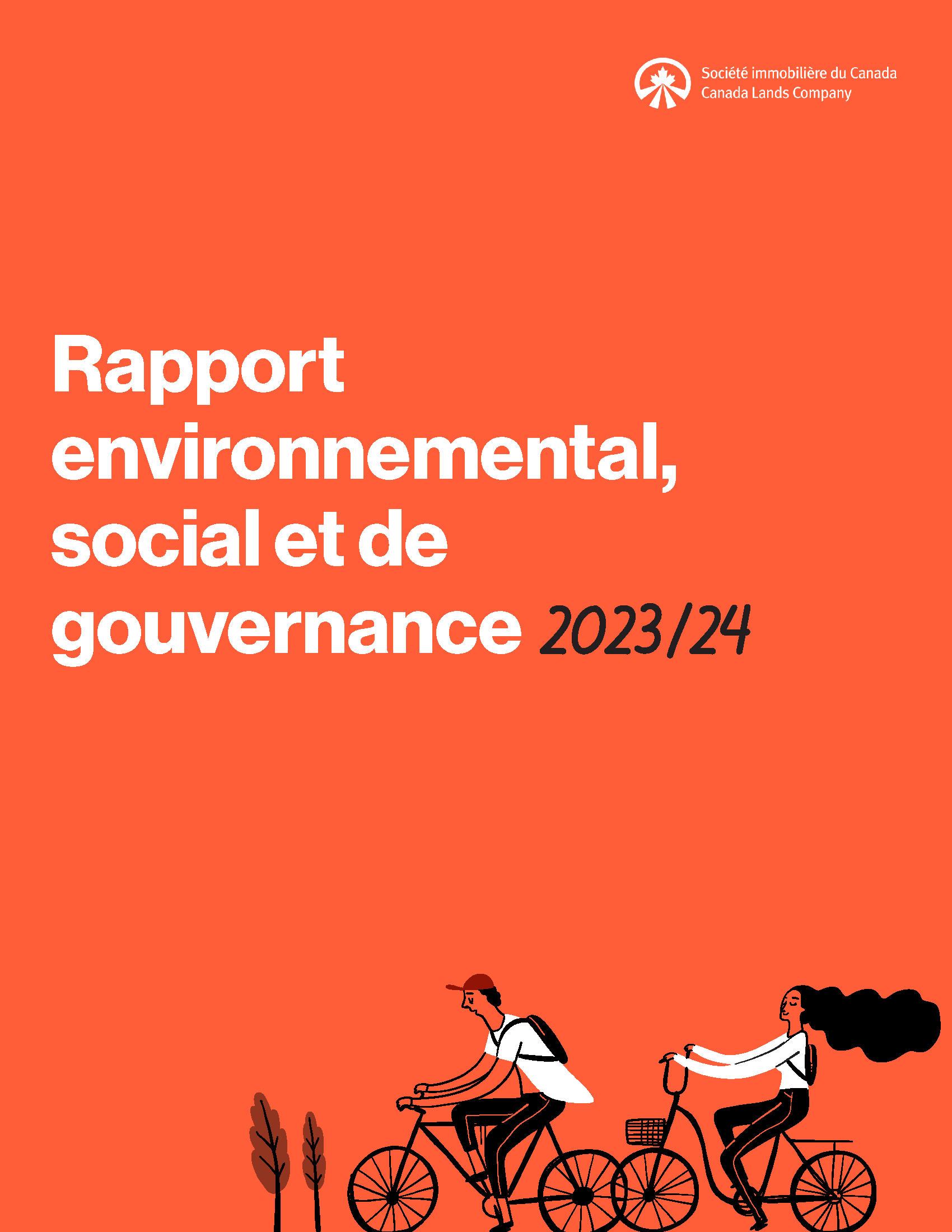 Page de couverture du rapport en français